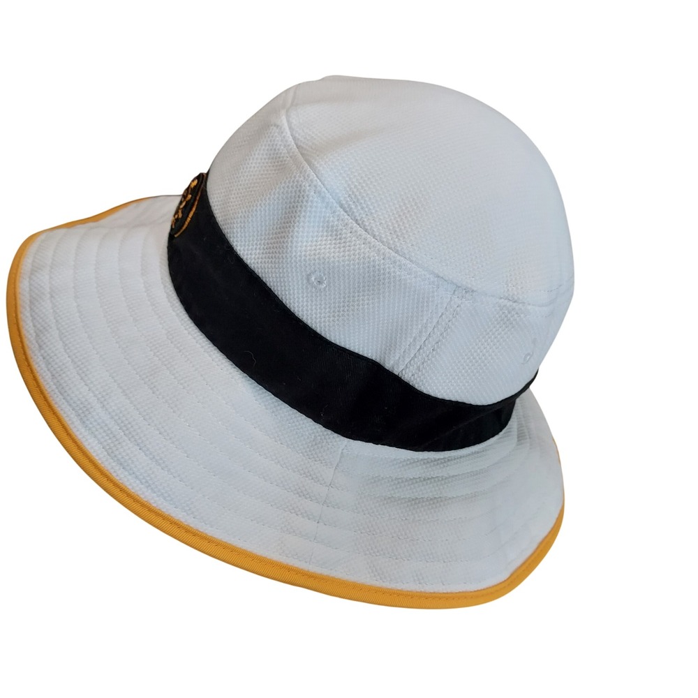 Zephyr Boston Bruins NHL Bucket Hat White Black Yellow Mesh S/M Adjustable - Picture 4 of 7
